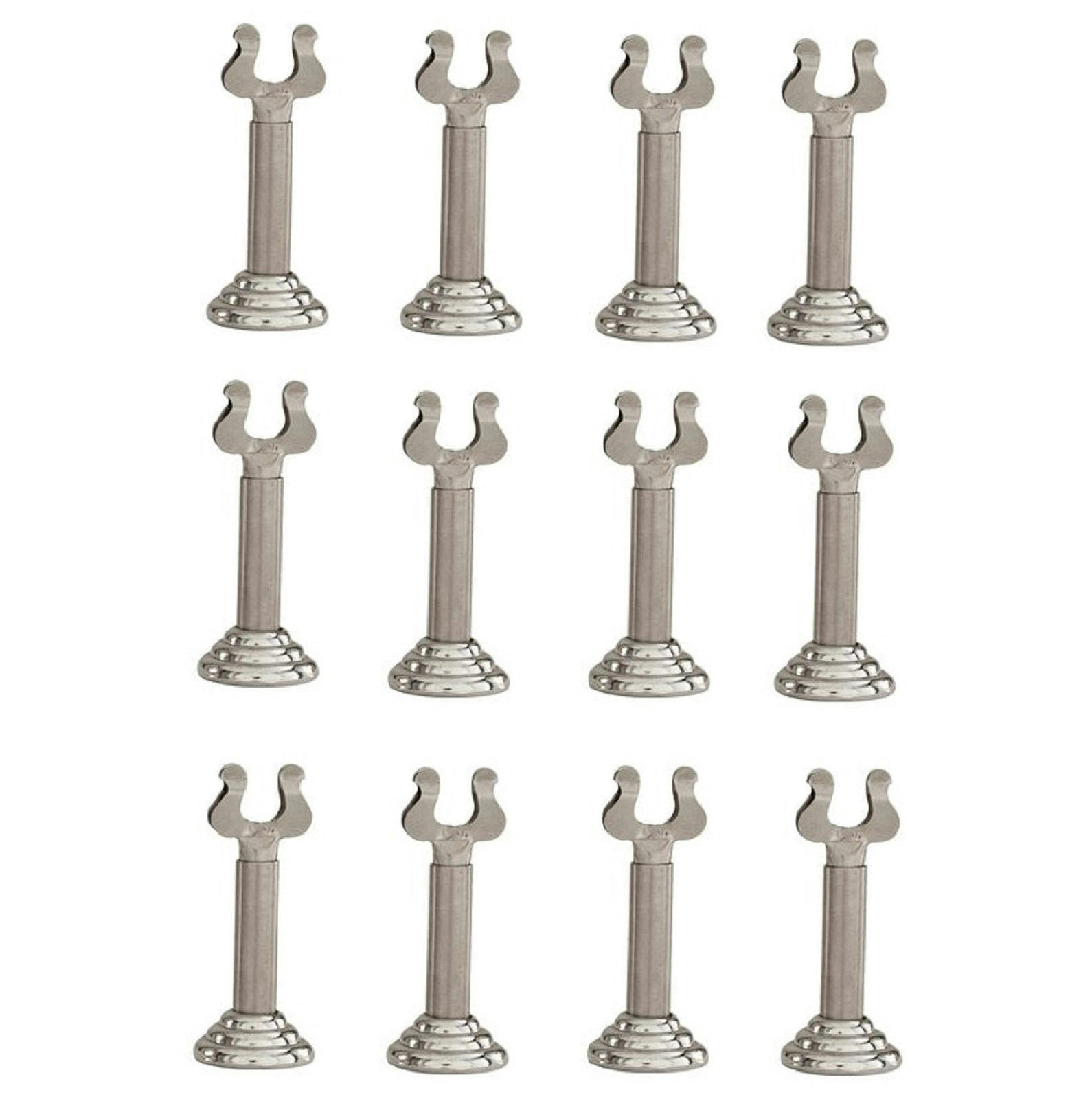 12 HARP SHAPE PLACE CARD MENU HOLDER - 100mm