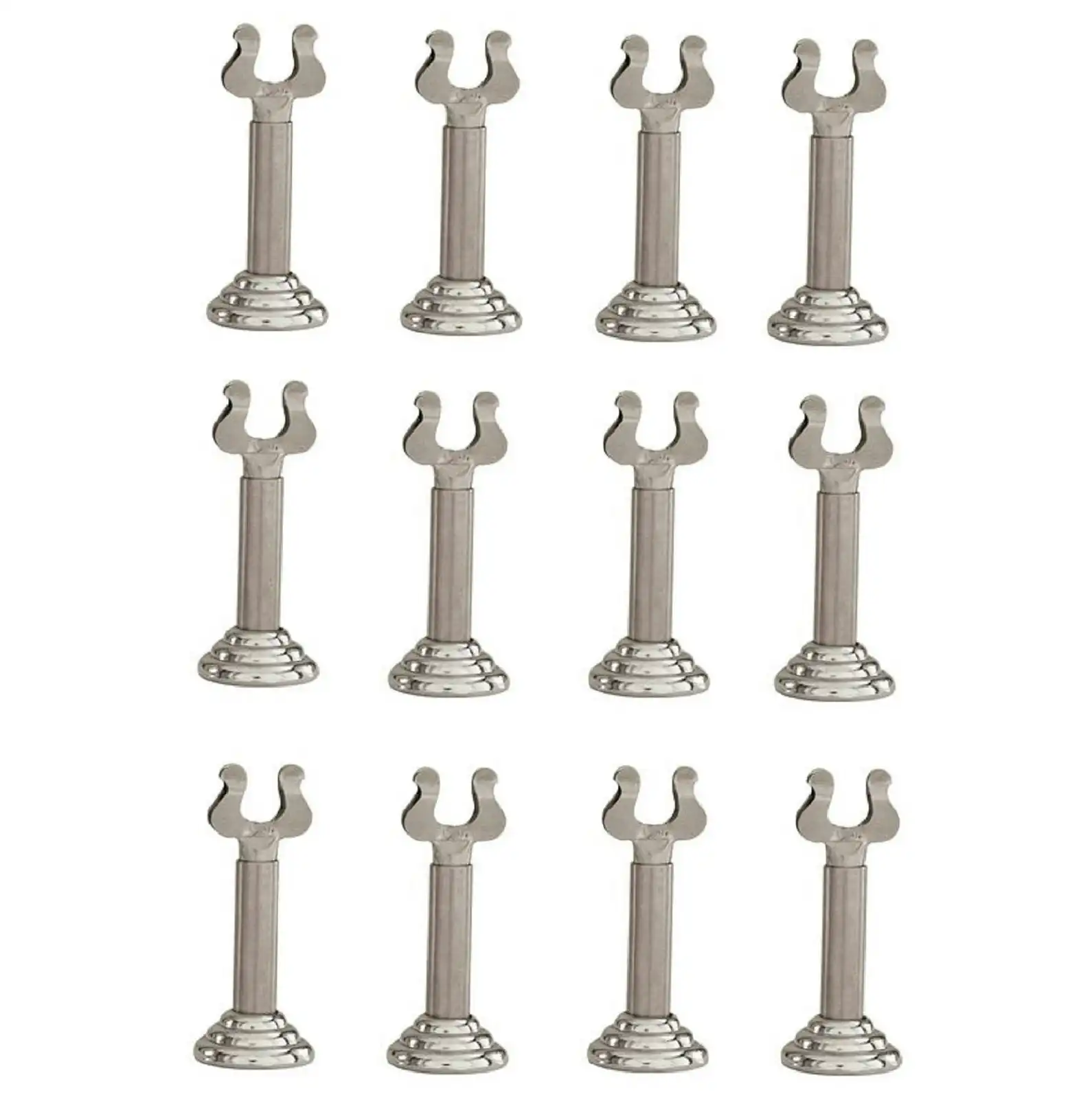 12 HARP SHAPE PLACE CARD MENU HOLDER - 65mm