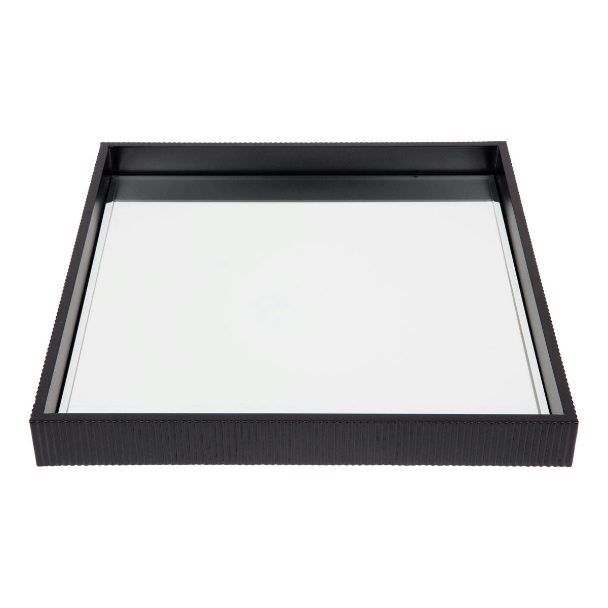 Miles Mirrored Tray - Medium Black