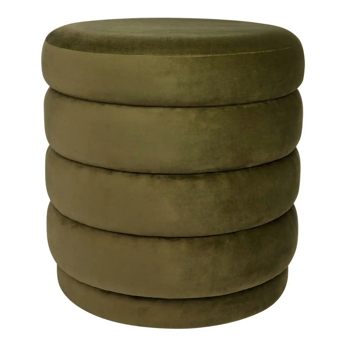 Demi Stool - Olive Velvet