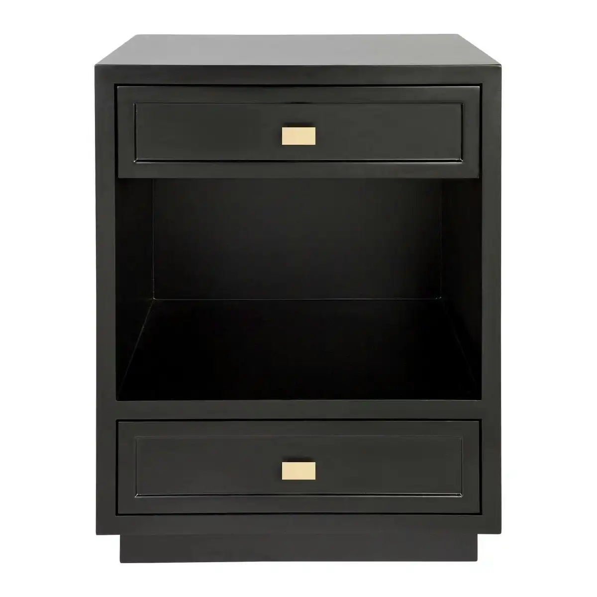 Logan Bedside Table - Black