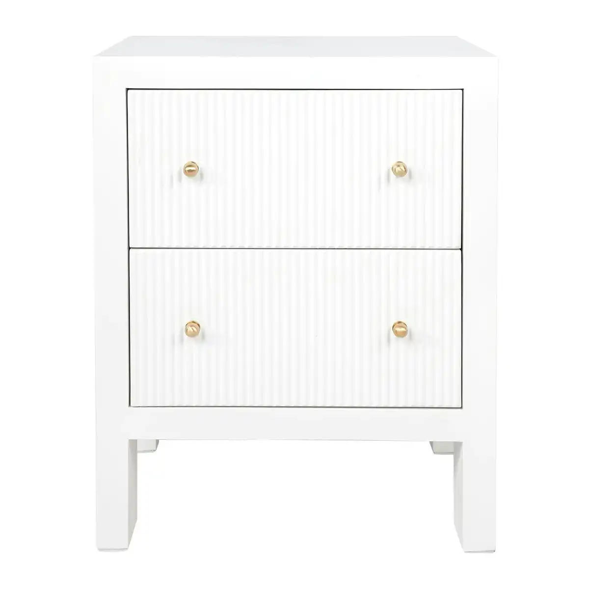 Ariana Bedside Table - Small White