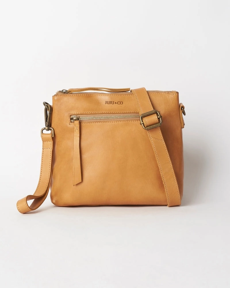 JUJU & CO Large Essential Pouch Tan