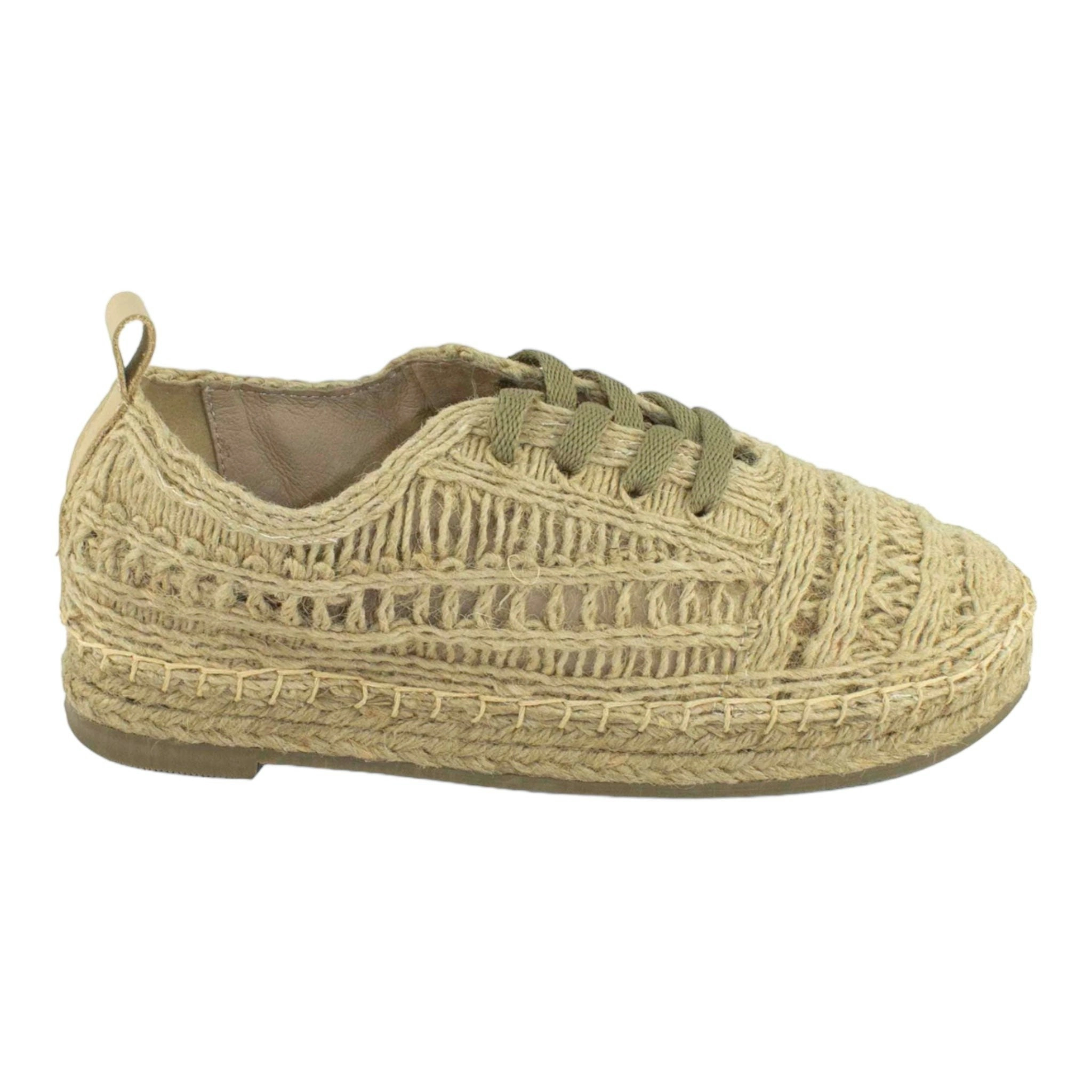 Boho Raffia Casual Shoe Natural