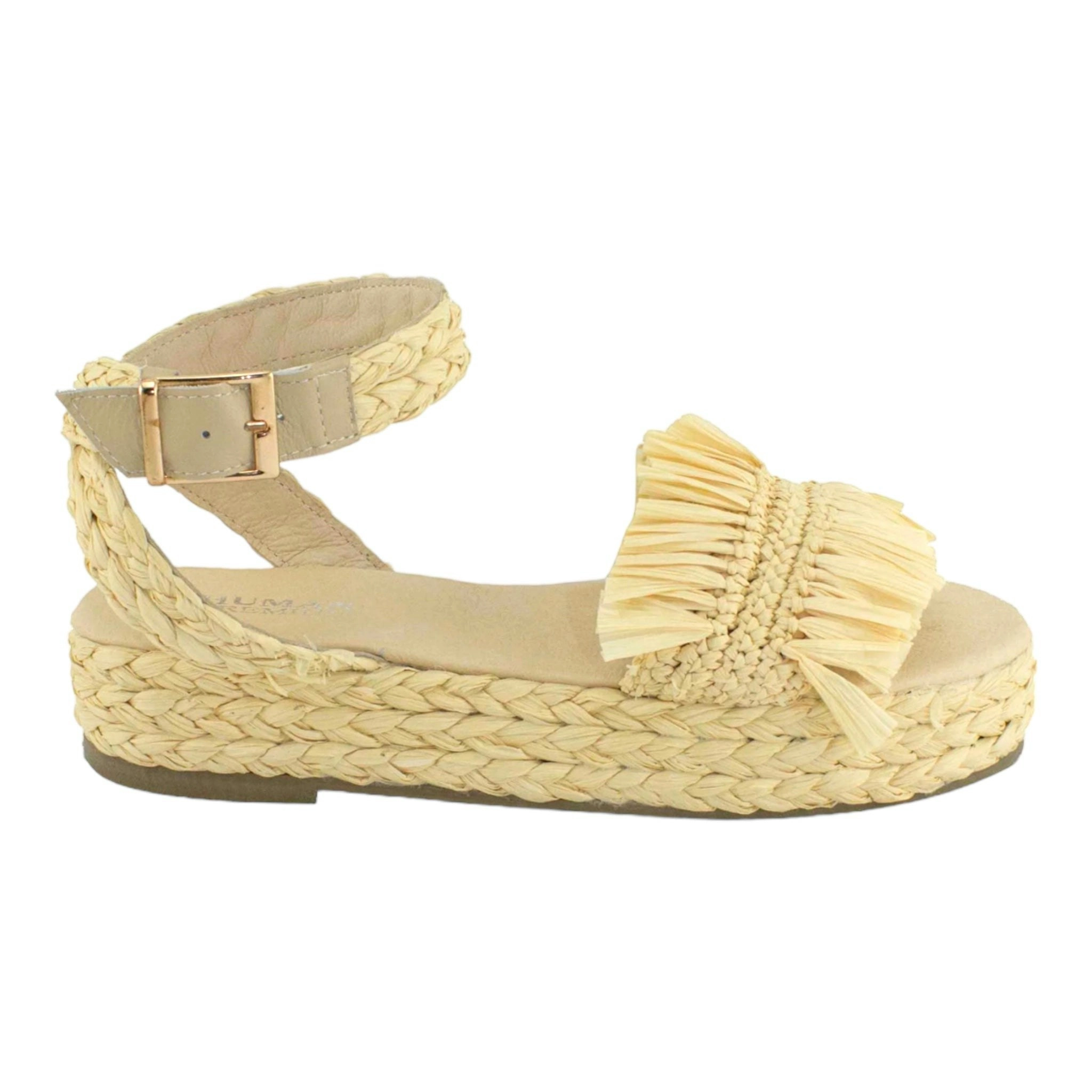 Rosewood Raffia Sandal Natural