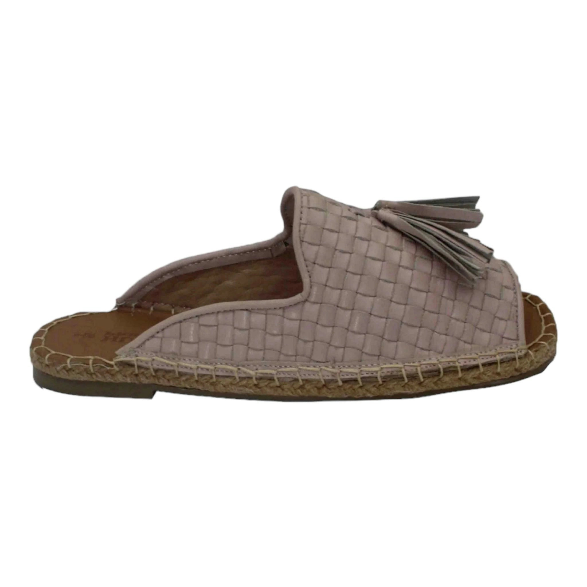 Villa Leather Espadrille Blush