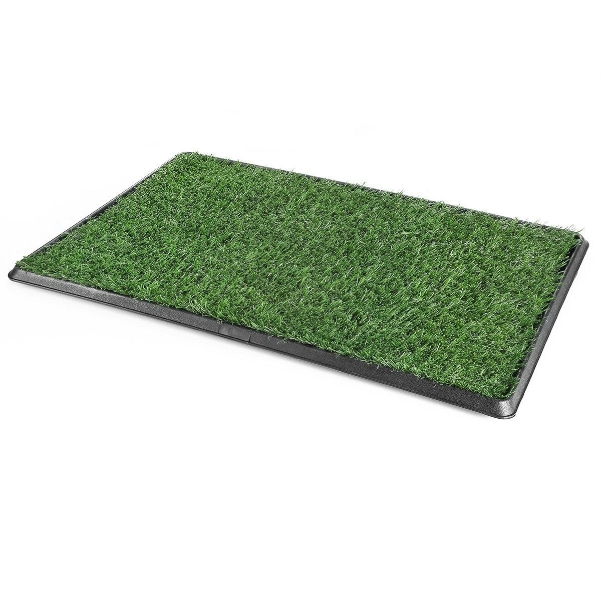 Pet Scene Pet Dog Toilet Potty Tray Training Grass Mat