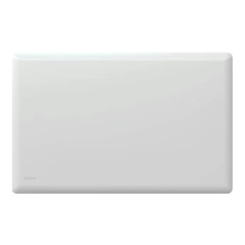 Nobo 750W Slimline Portable Indoor Electric Panel Heater w/ Castors/Timer White