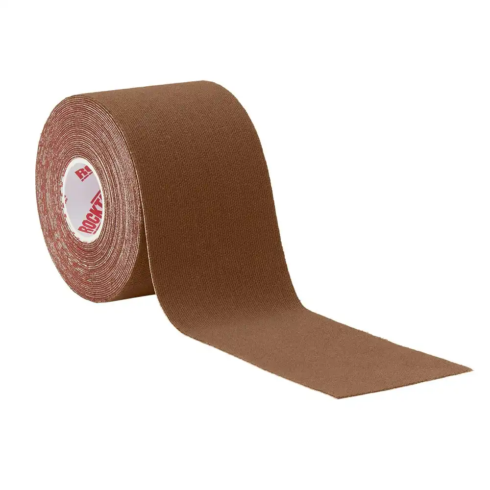 Rocktape All Tones Extra Sticky Kinesiology Skin Sports Adhesive Tape Cocoa 5m