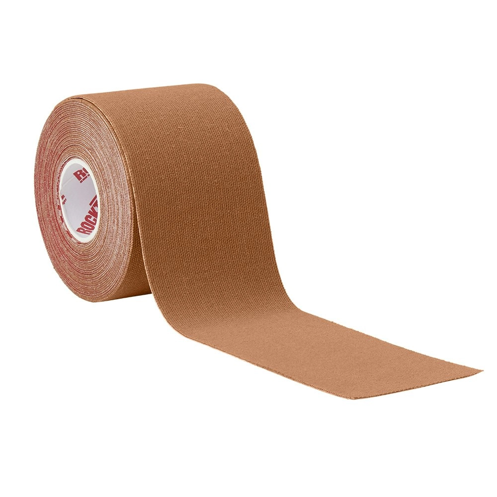 Rocktape All Tones Extra Sticky Kinesiology Skin Sport Adhesive Tape Chestnut 5m