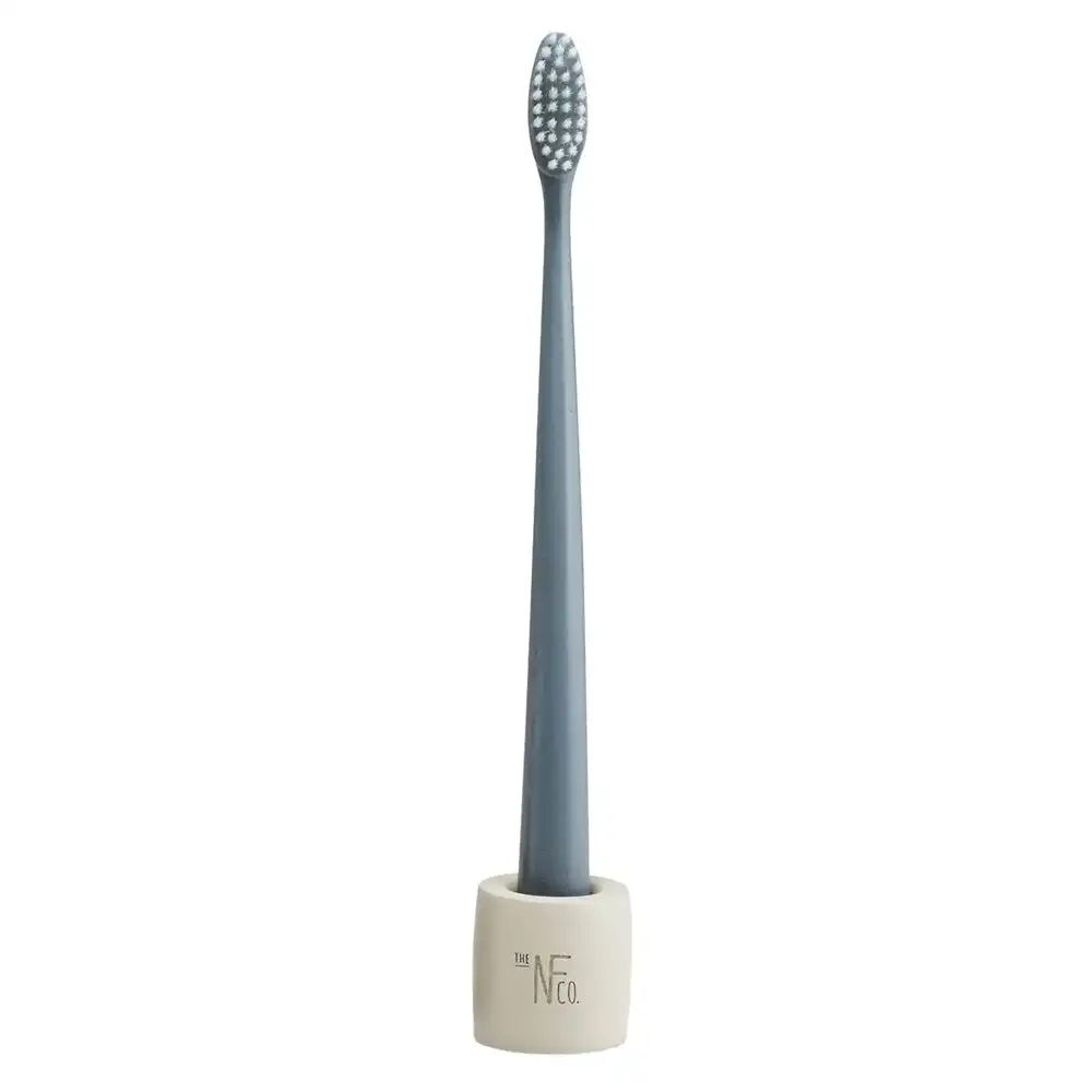 Nfco Bio Soft-Bristles Toothbrush w/ Stand Oral Teeth Hygiene Care Monsoon Mist