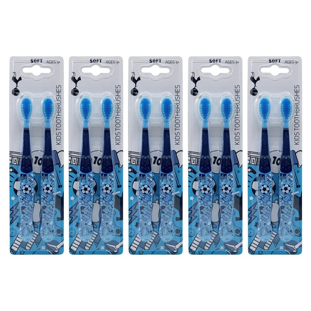 10pc EPL Tottenham Football Club Kids Soft Toothbrush Dental Teeth Oral Care 3+