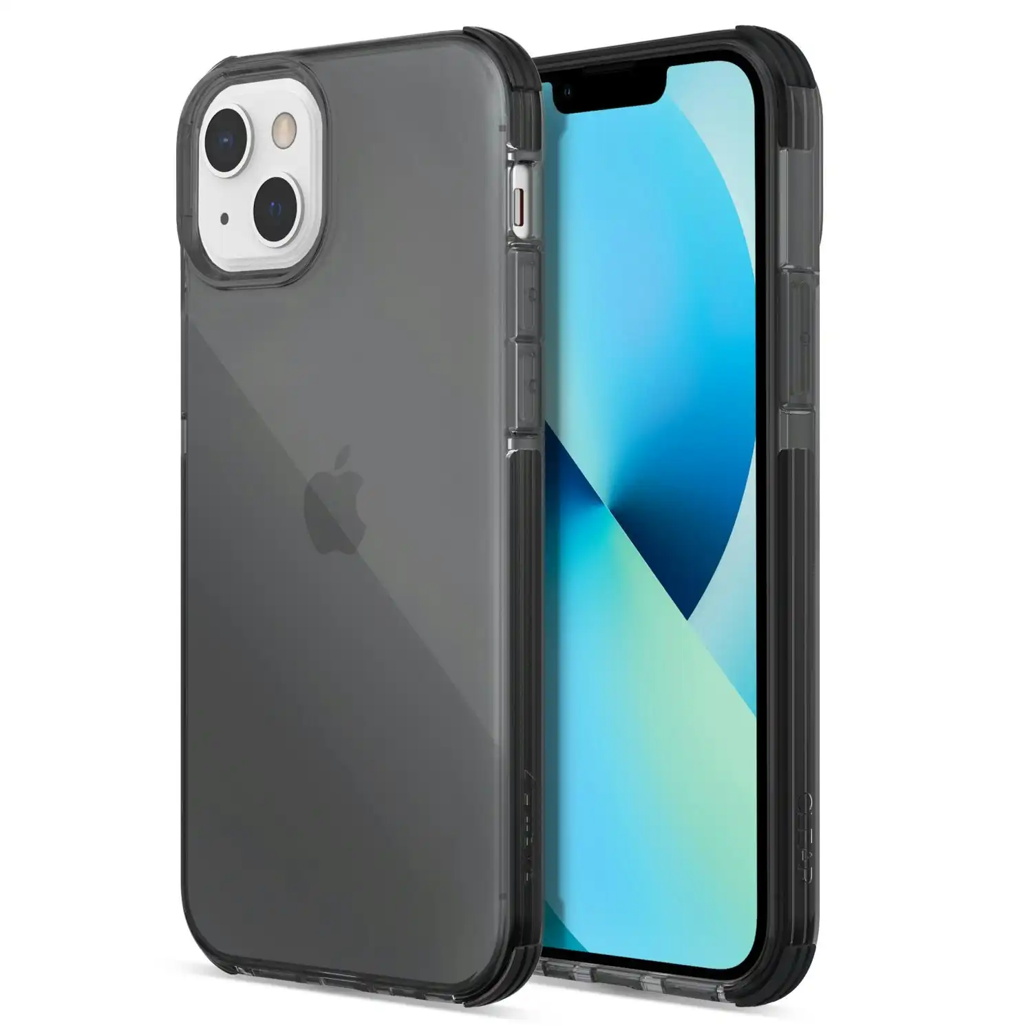 X-Doria Raptic Clear Shockproof Protective Case/Cover For Apple iPhone 13 Smoke