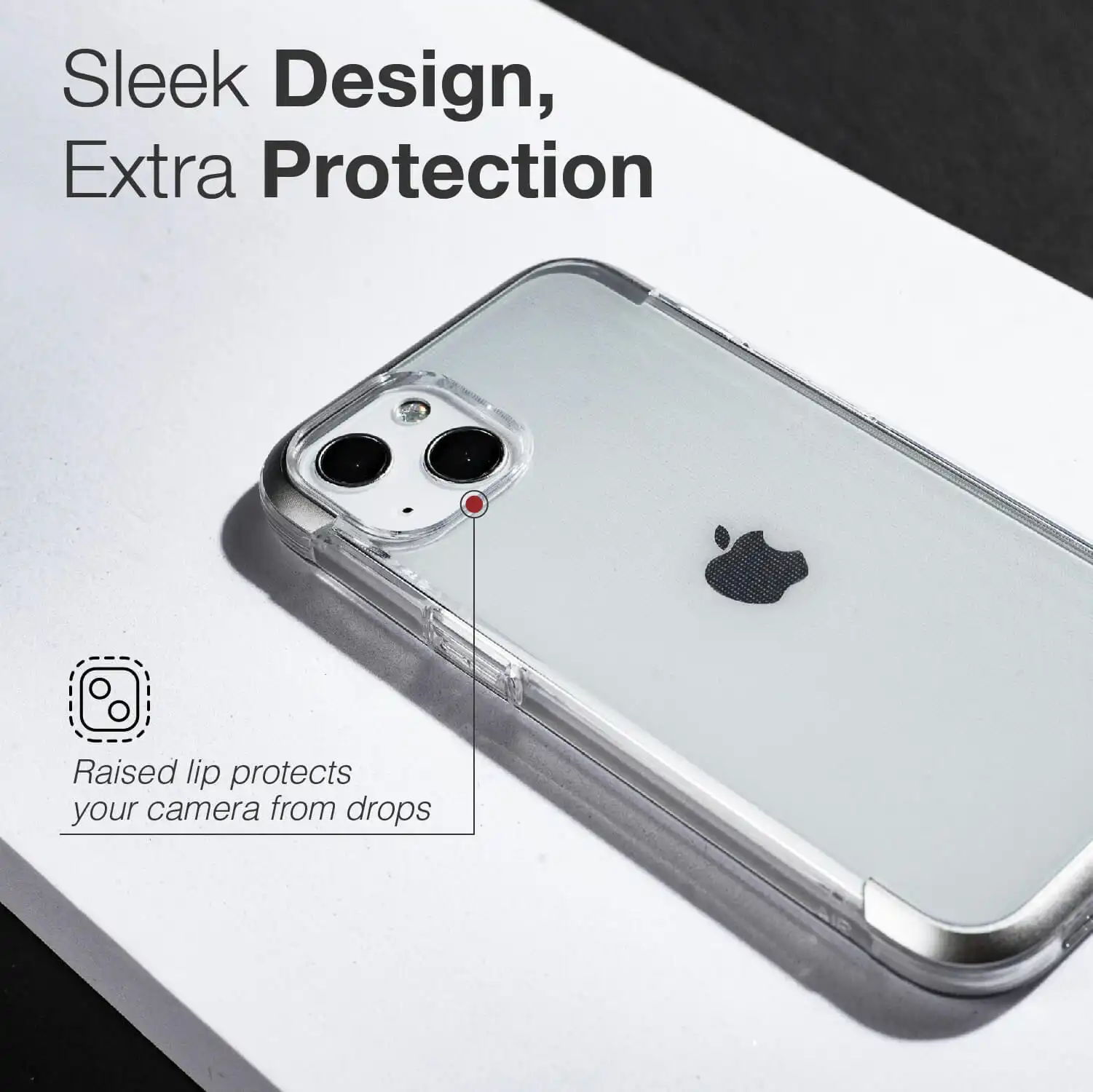 X-Doria Raptic Air Shockproof Protective Case/Cover For Apple iPhone 13 Clear
