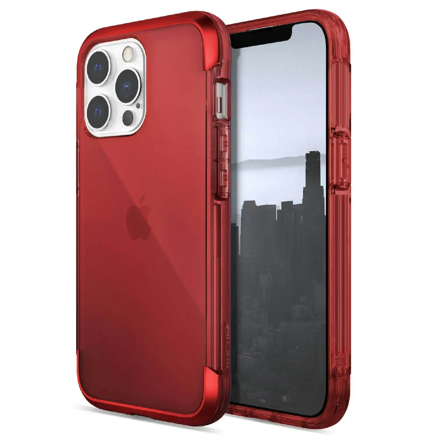 X-Doria Raptic Air Shockproof Mobile Slim Case/Cover For Apple iPhone 13 Pro Red