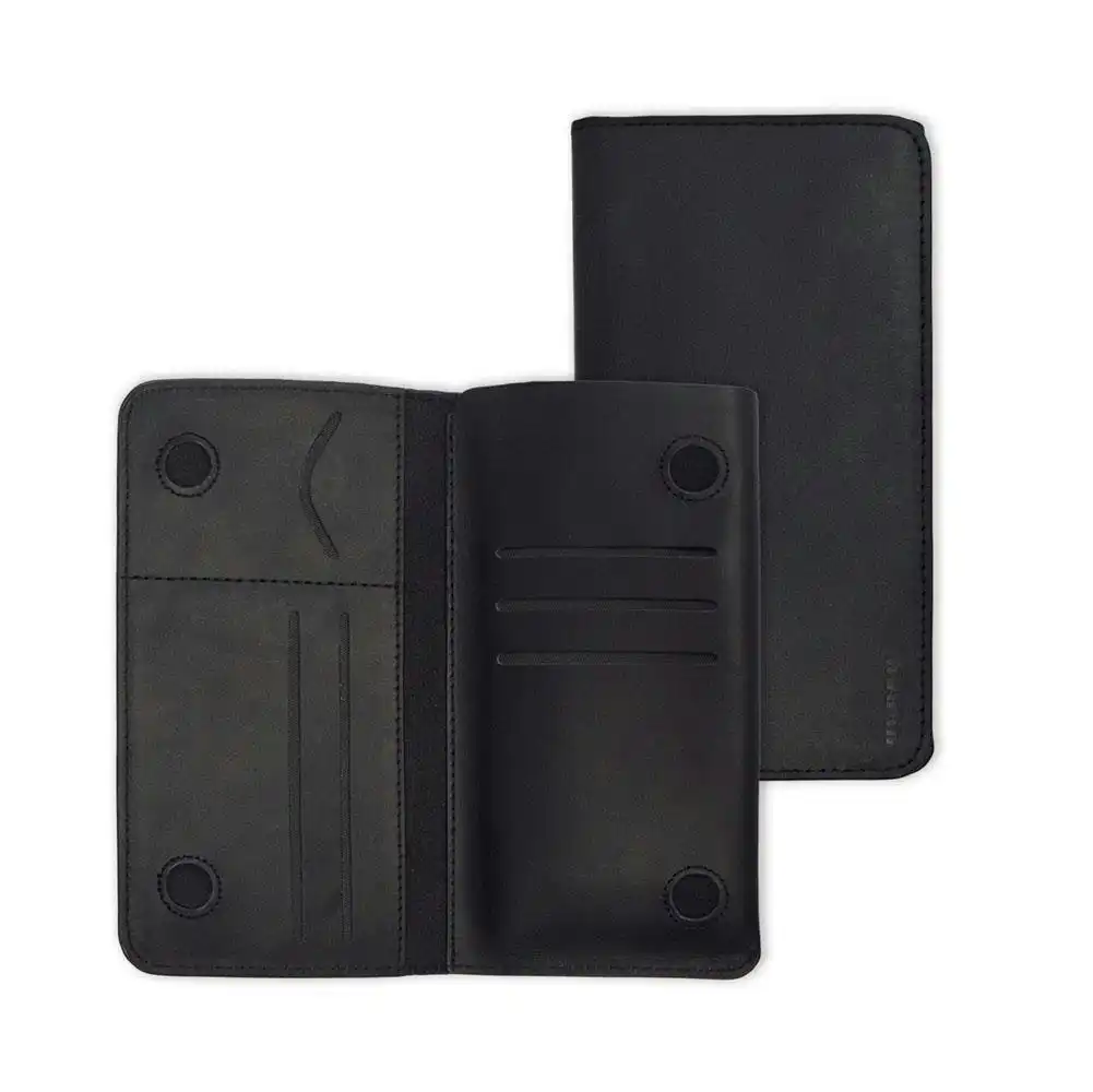 Urban Universal All-in-1 Wallet Case w/ Card Storage/Slot For 4.7" Phones Black