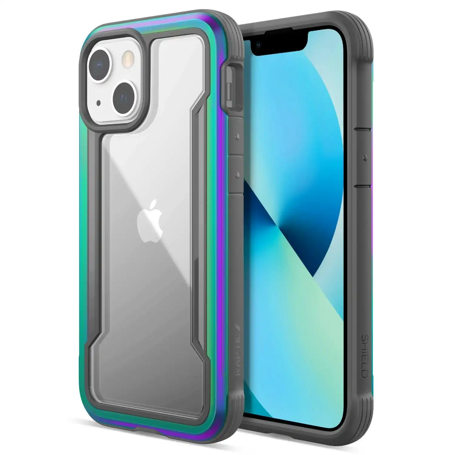 X-Doria Raptic Shield Pro Shockproof Case/Cover For Apple iPhone 13 Mini Irid