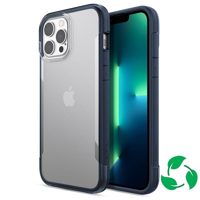 X-Doria Raptic Terrain Eco-Friendly Case/Cover For Apple iPhone 13 Max Blue