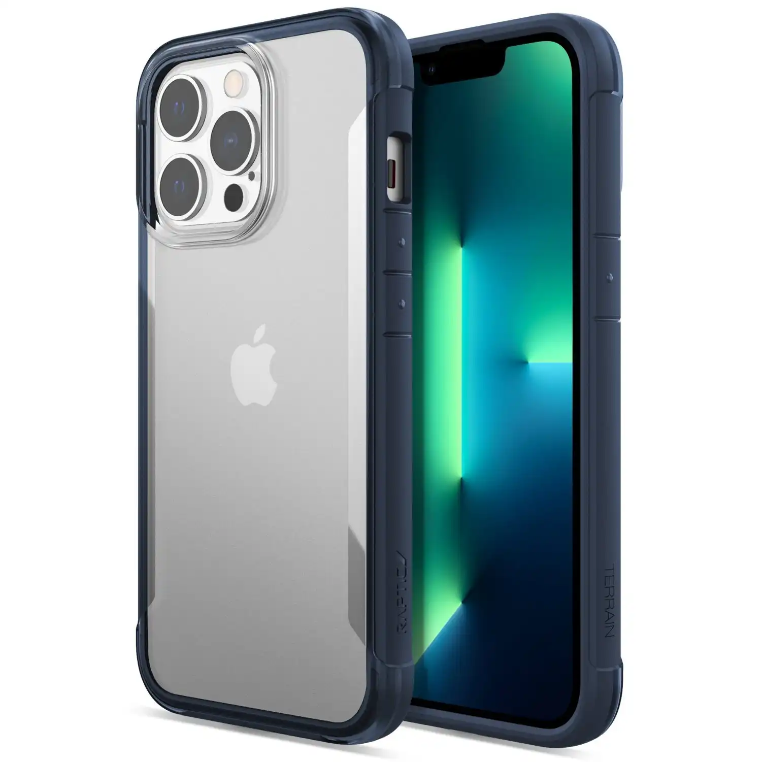 X-Doria Raptic Terrain Eco-Friendly Mobile Case For Apple iPhone 13 Pro Blue