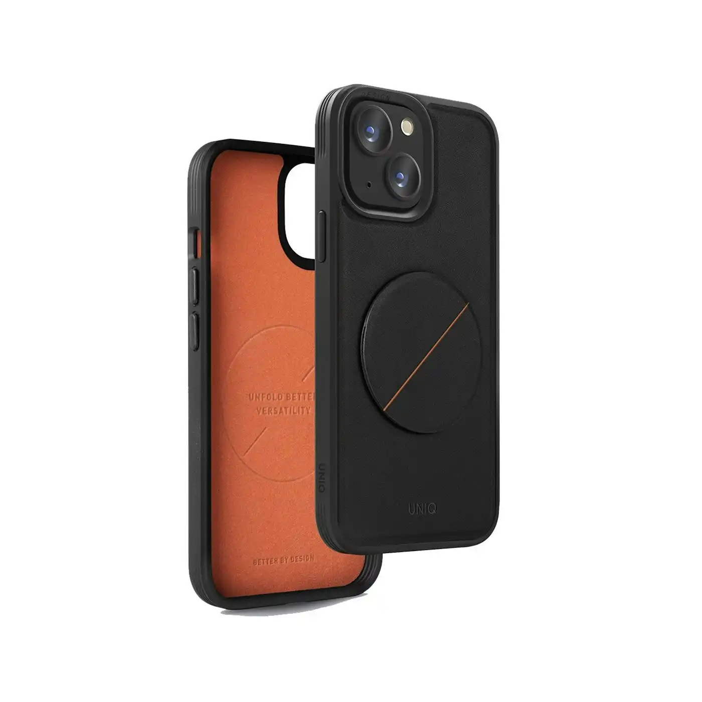 Uniq Novo Phone Case Protection Slim Cover w/ MagPop For iPhone 14 Plus Black