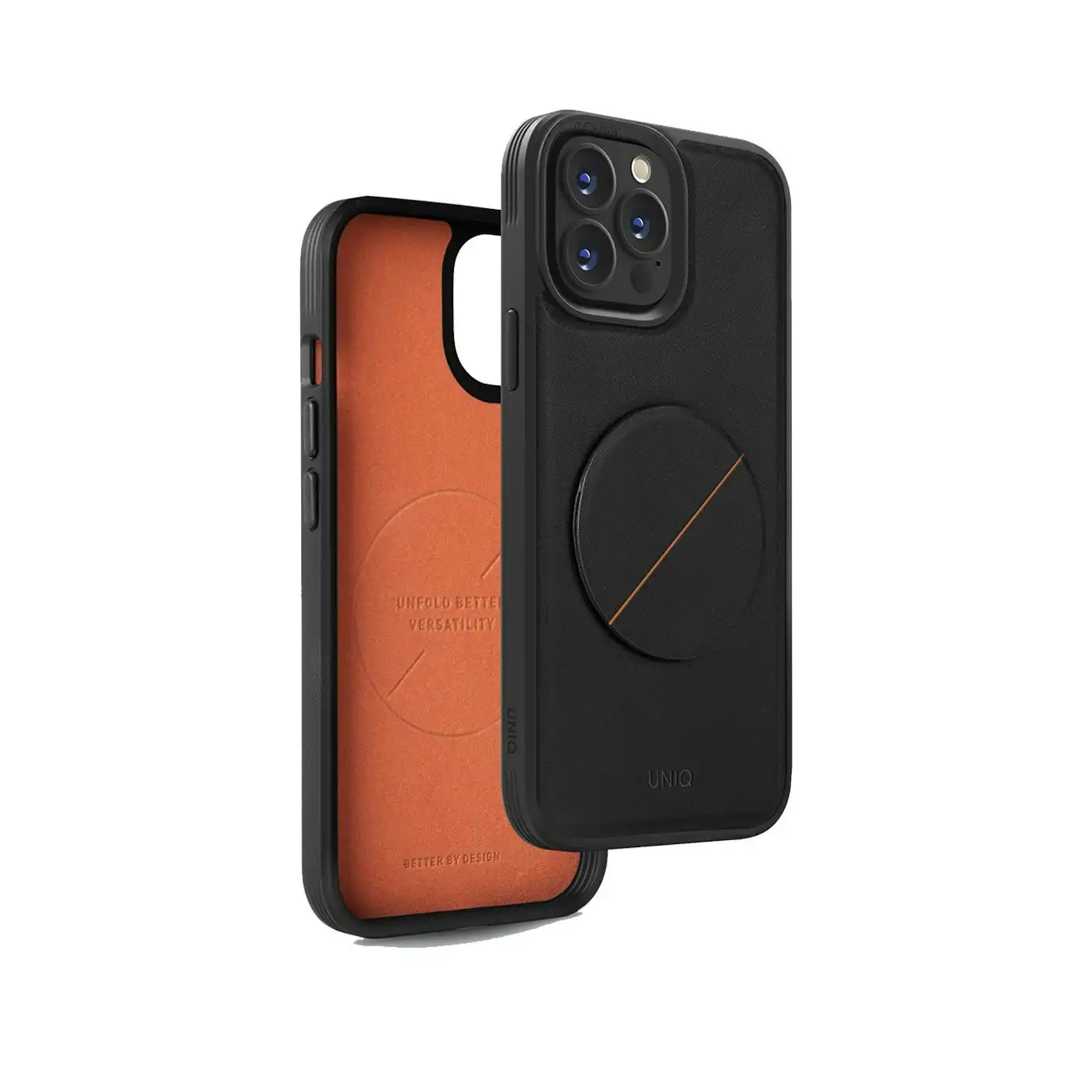 Uniq Novo Phone Case Protection Slim Cover w/ MagPop For iPhone 14 Pro Max Black