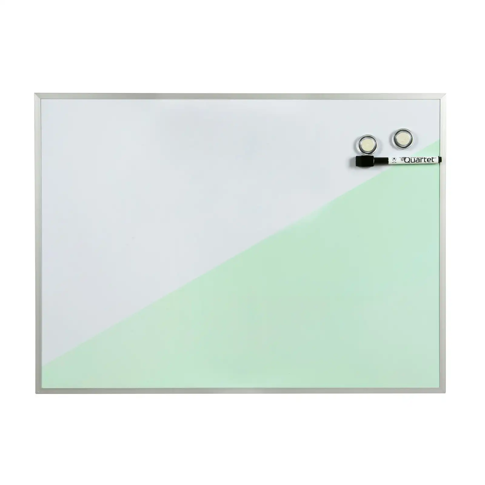 Quartet Geo Magnetic Board 59x43cm Dry-Erase Whiteboard w/ Marker/Magnets Teal
