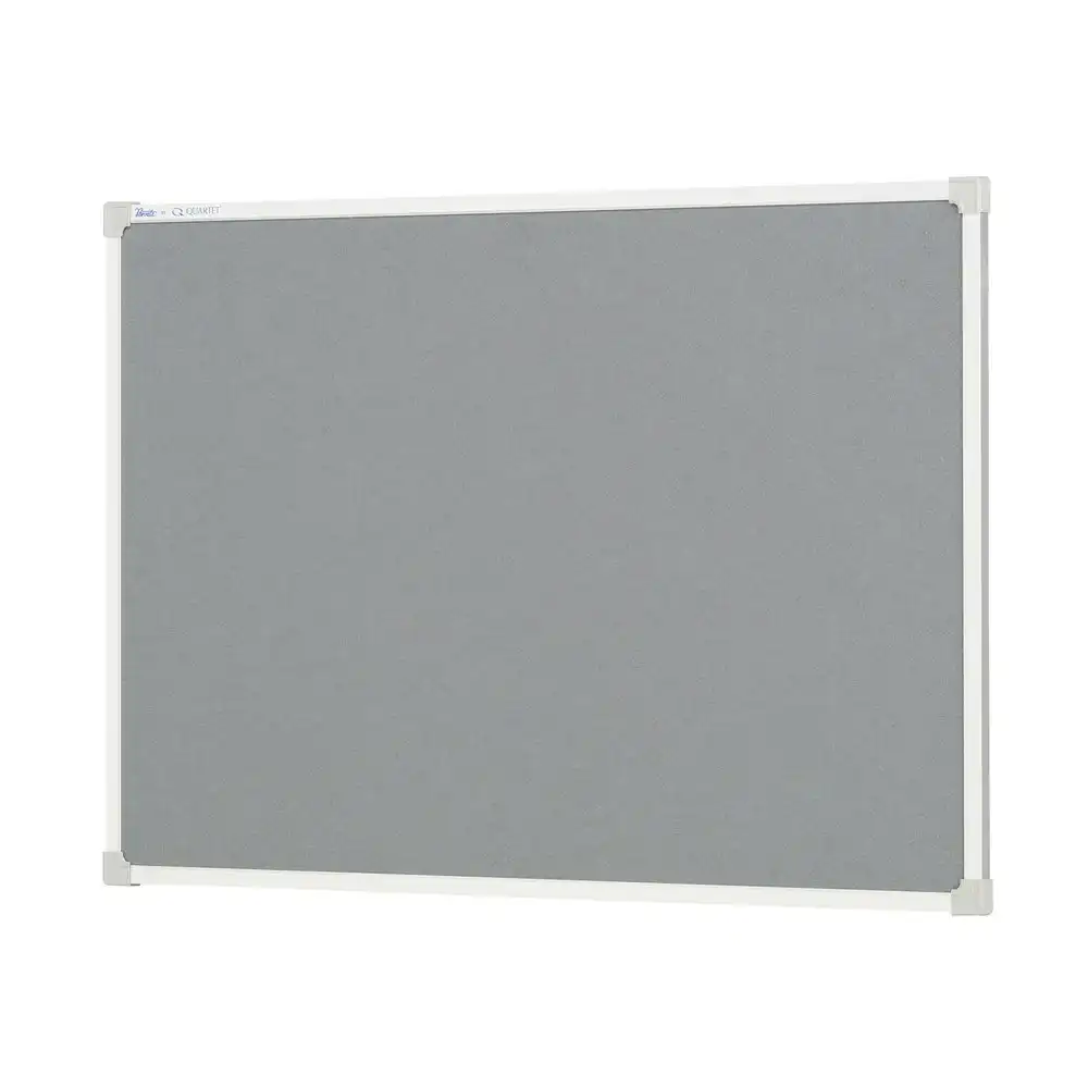 Quartet Felt 90x60cm Pinboard Office/School Bulletin Board w/ Aluminium Grey