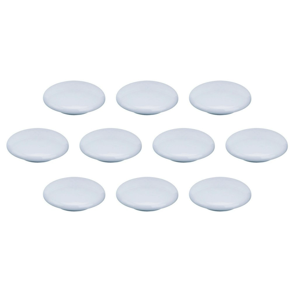 20x Quartet 20mm Magnet Buttons Document/Photo Holder For Magnetic Board White