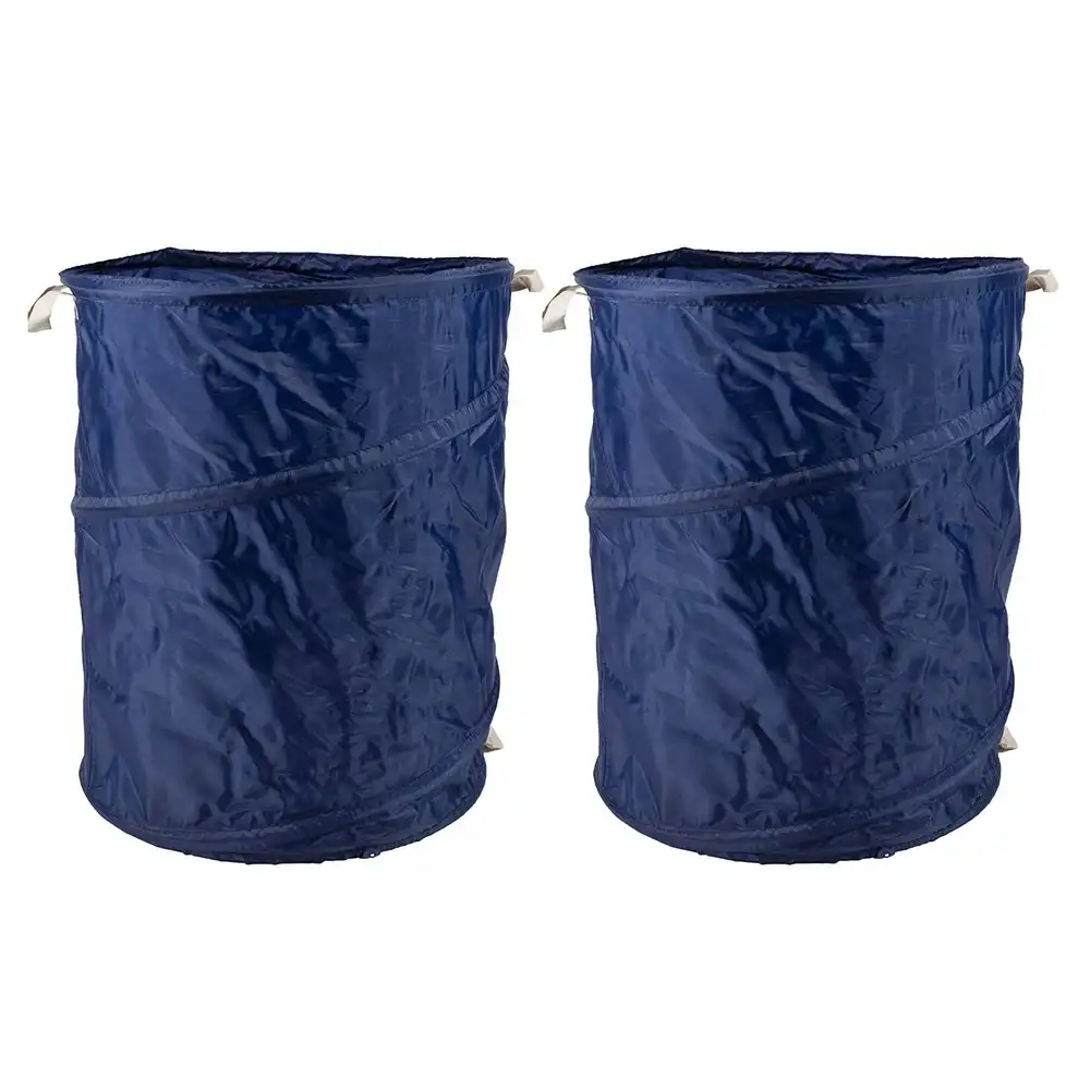 2x Garden Bag 170L Pop Up Leaves/Debris Storage Bulk Collection Nylon Fabric BL
