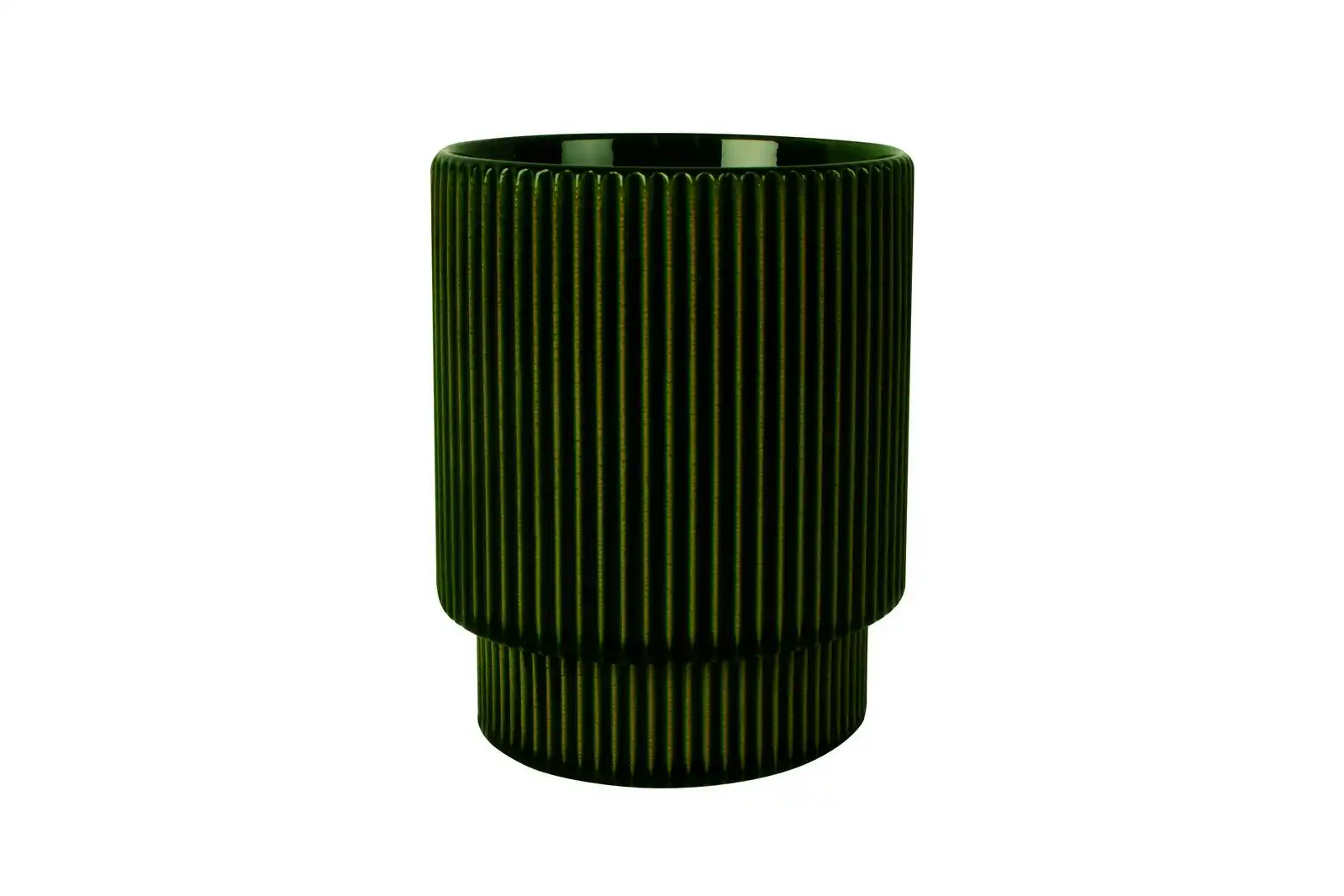 Maine & Crawford 19x16cm Home/Garden Decor Ceramic Siri Plant Pot/Vase Green
