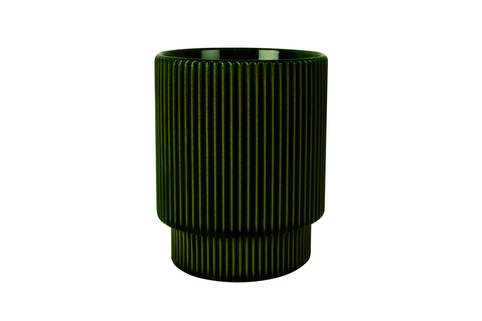 Maine & Crawford 19x16cm Home/Garden Decor Ceramic Siri Plant Pot/Vase Green