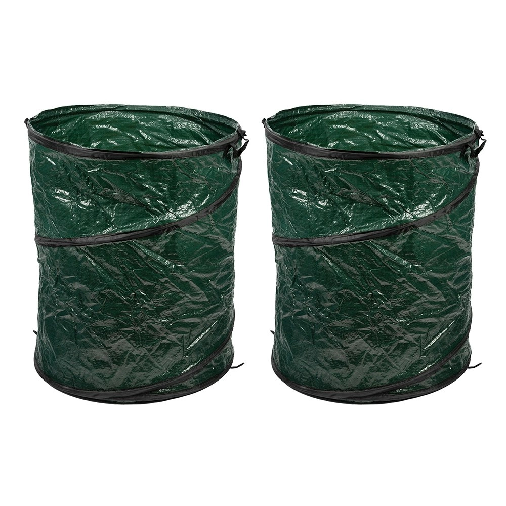 2x Gardenmaster Reusable Durable Pop Up Waste Gardening Bag Heavy Duty 174L