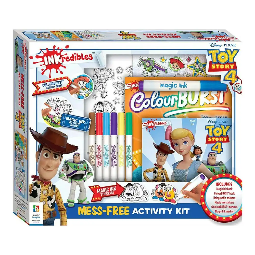 Inkredibles Toy Story 4 Colouring Activity Kit Kids/Children Art Craft 3y+