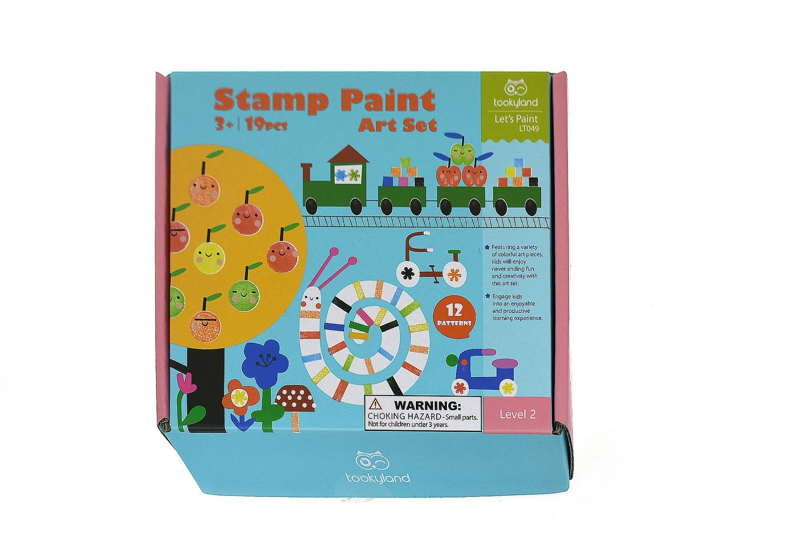 19pc Tookyland Kids Stamp Ink Paint Art/Craft Set Activity Fun Play Kit 3y+