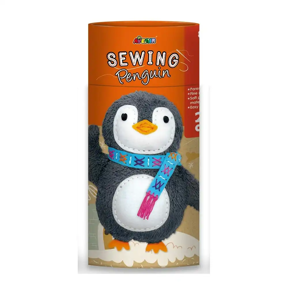 Avenir Sewing Kit Soft Plush Doll Penguin Kids/Children Fun Craft Activity 6y+
