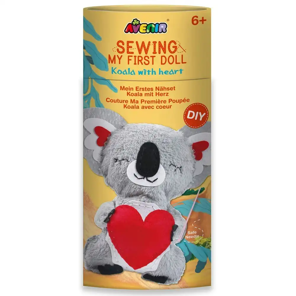 Avenir Sewing My First Doll Koala w/ Heart Kids/Children Activity Plush Toy 6y+