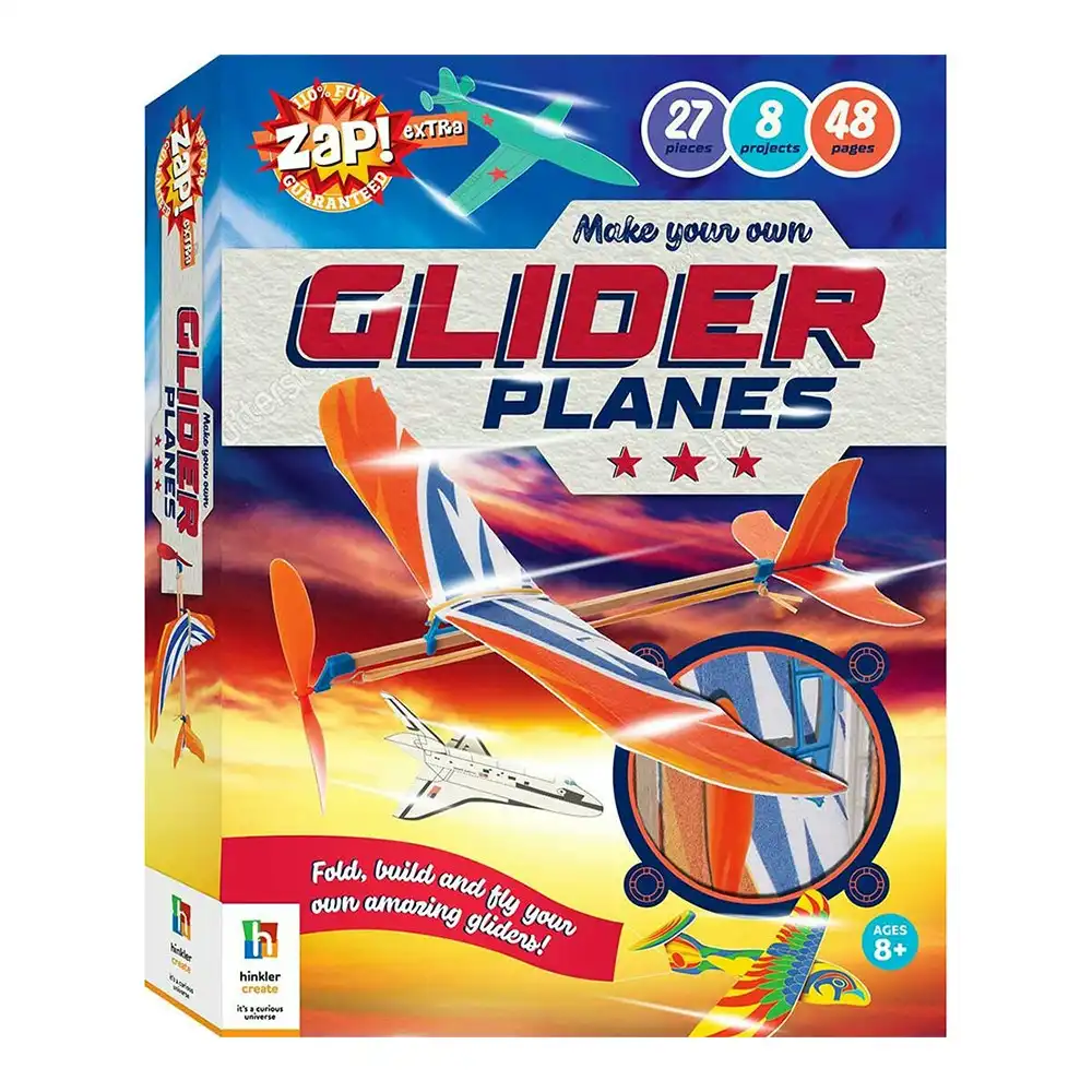 Zap! Extra Extra Make Your Own Glider Planes Craft Activity Kit Project 8y+