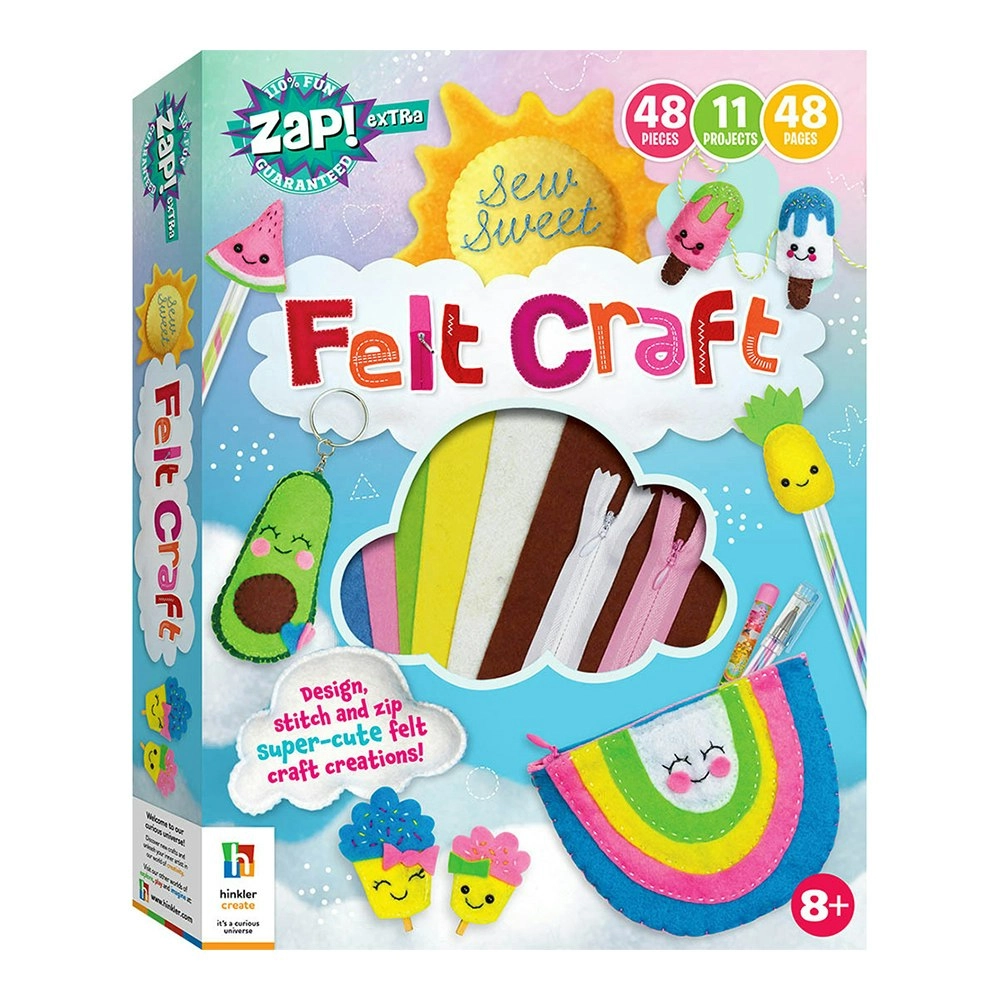 Zap! Extra Extra Sew Sweet Felt Craft Craft Activity Kit Hobby Project 8y+