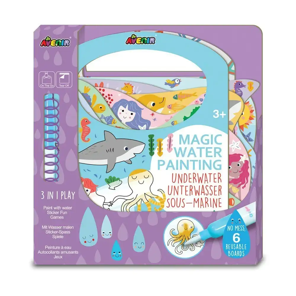Avenir Magic Water Painting Underwater Creative Art/Craft Kids Activity Kit 3y+