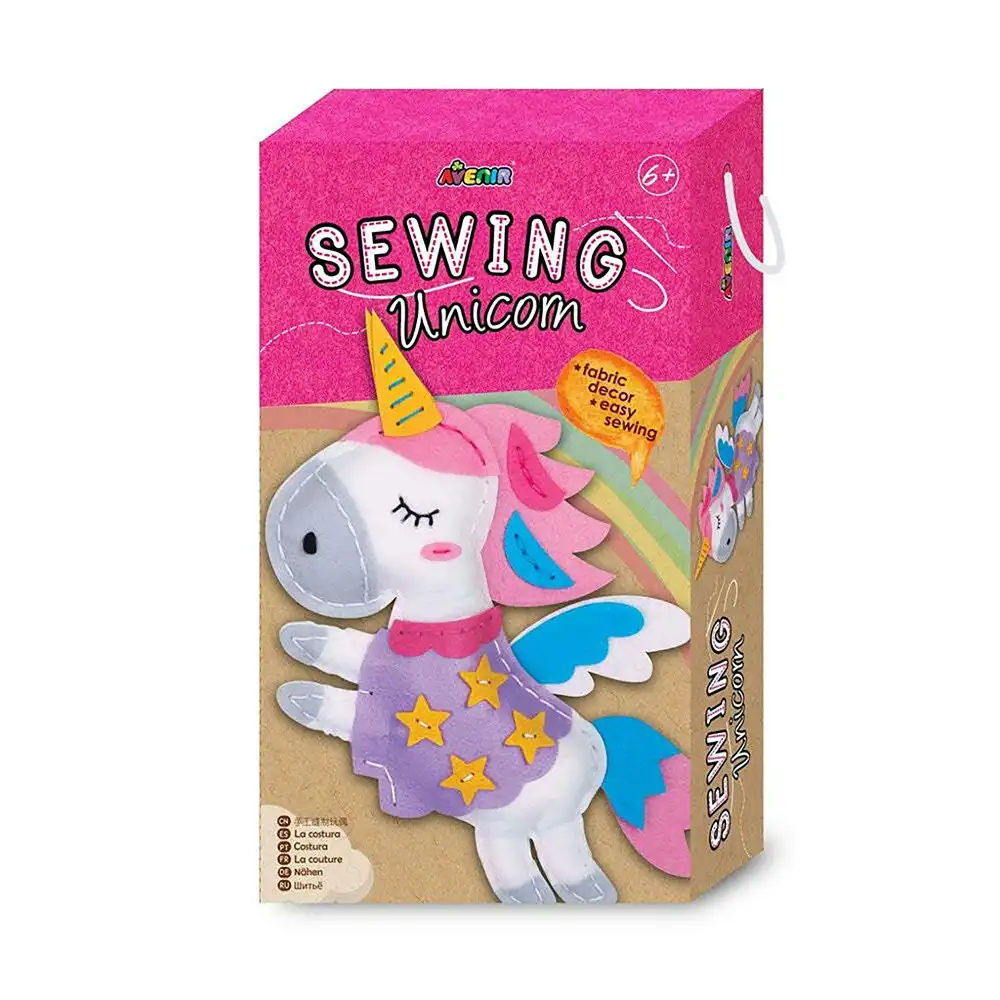 Avenir Sewing Fabric/Yarn Unicorn Doll Creative Art/Craft Stuffed Toy Kids 6y+