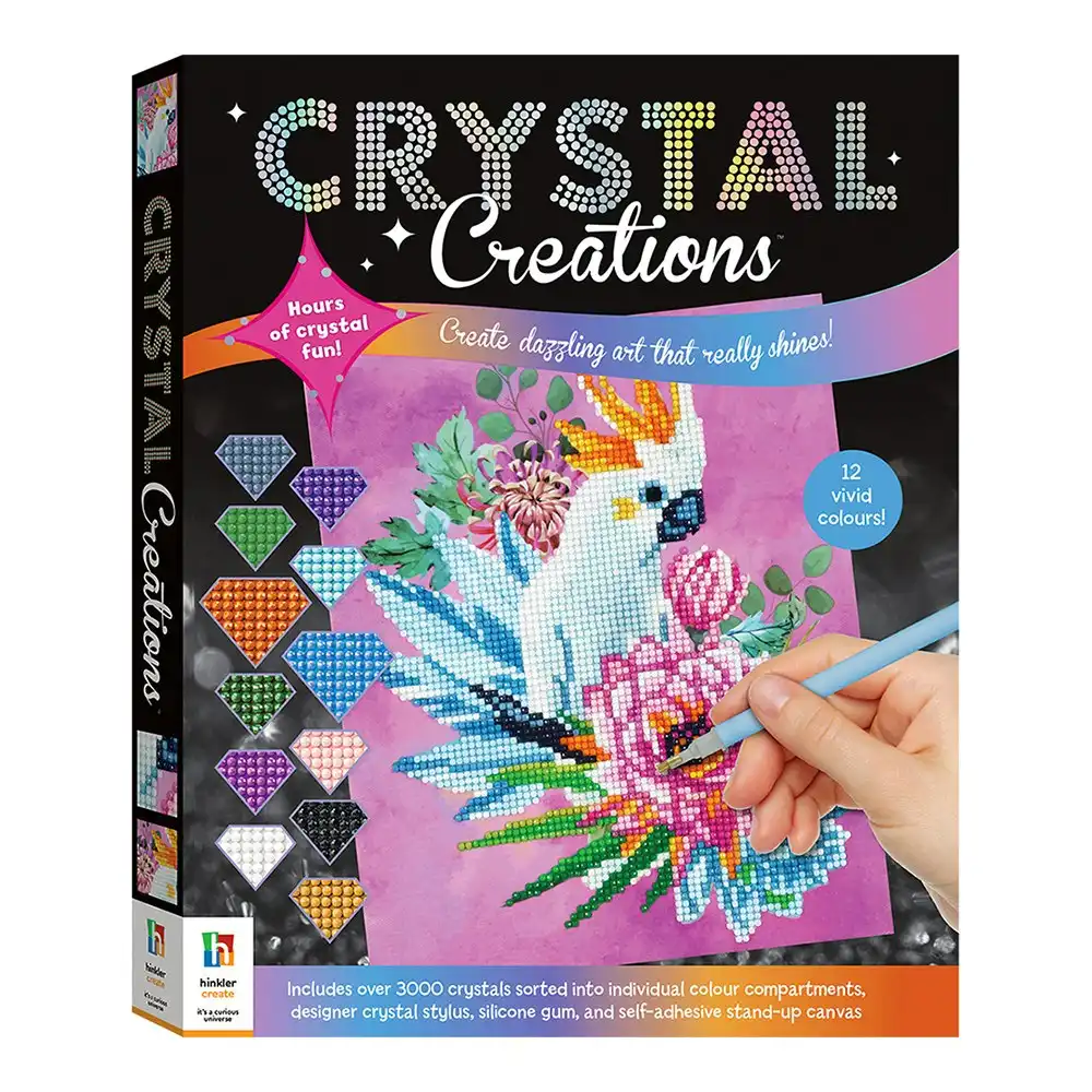 Art Maker Crystal Creations Australian Flora & Fauna Craft Activity Kit Kids