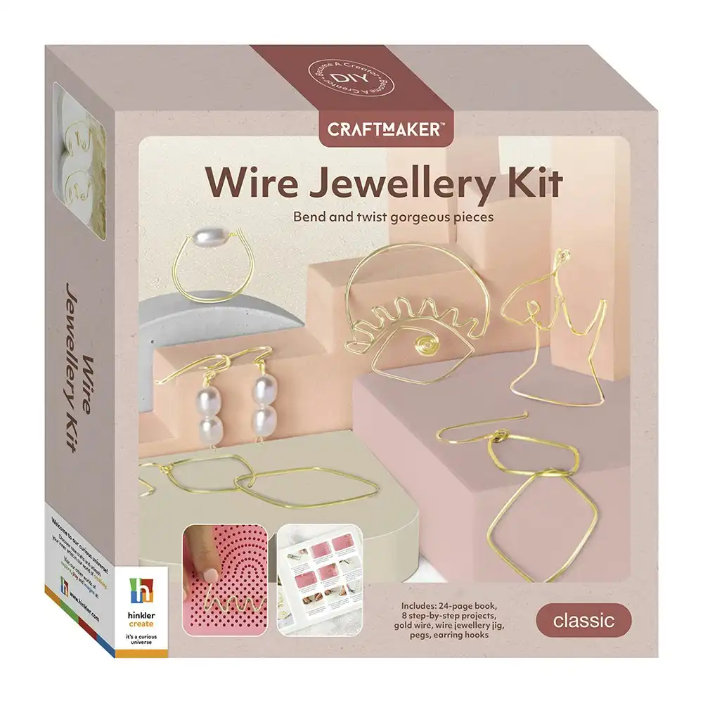 Craft Maker Wire Jewellery Kit Deluxe Art/Craft Set Activity Hobby Project