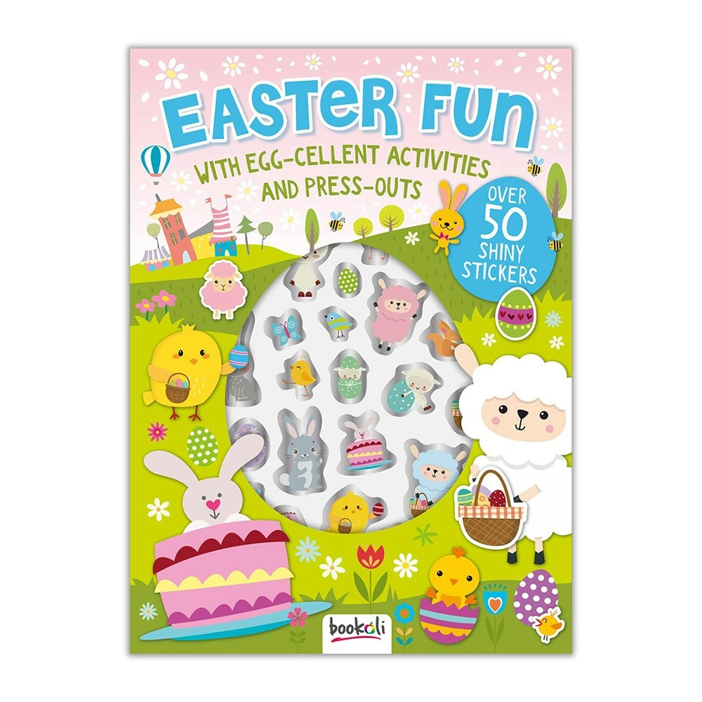 Bookoli Puffy Sticker Windows: Easter Fun Sticker & Activity Book Art/Craft