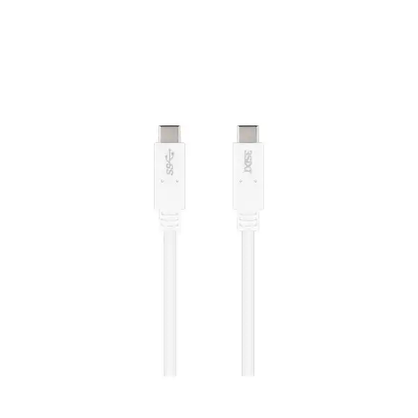 3sixT Charge & Sync 1m Male USB-C to Type-C PD Cable Cord For Smartphones White