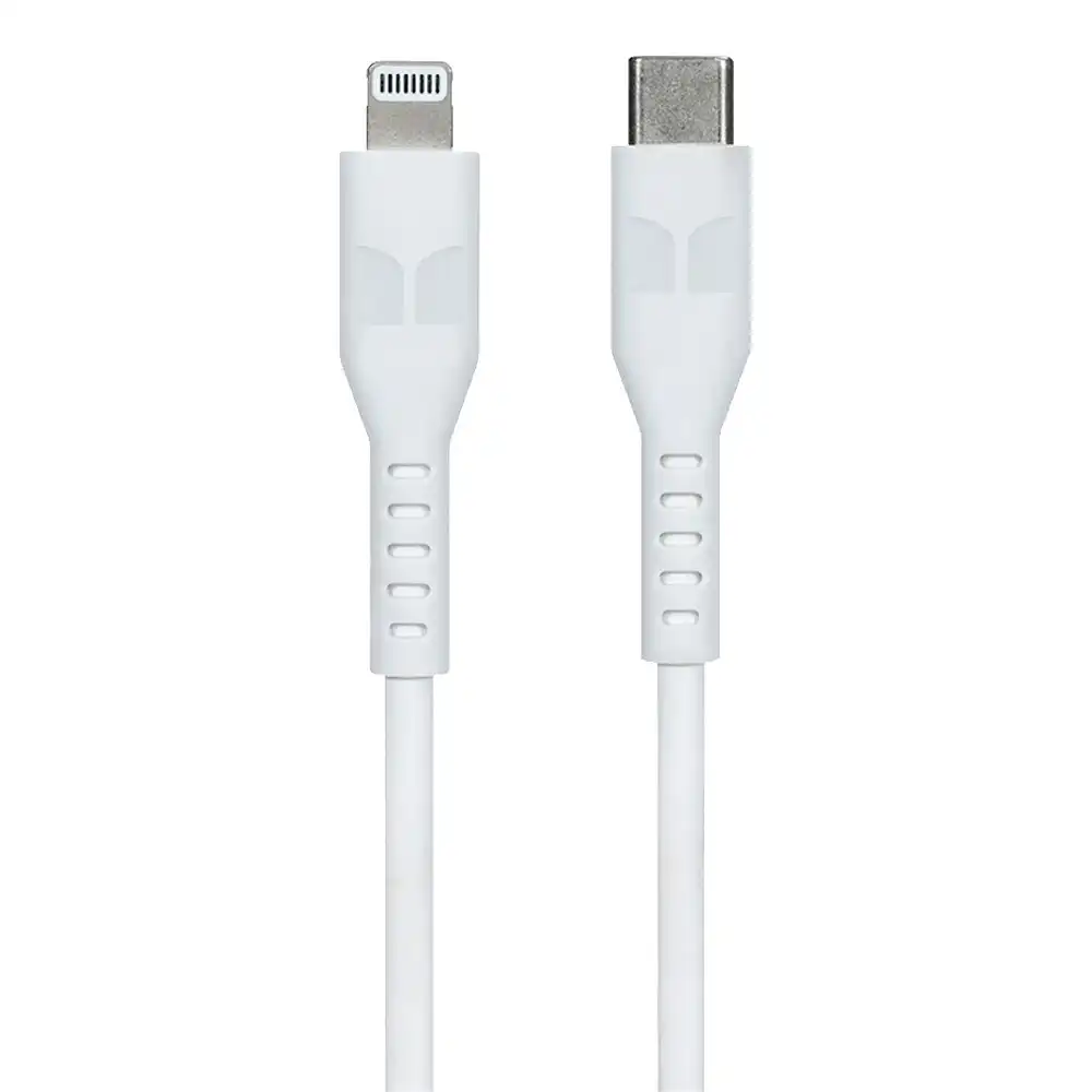 Monster 1.2M MFI-Certified Lightning to USB-C Charging/Sync Cable For iPhone WHT