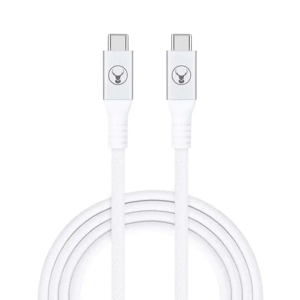 Bonelk Long-Life 2m USB TypeC to USB-C 20Gbps Cable For Samsung Galaxy S22 White