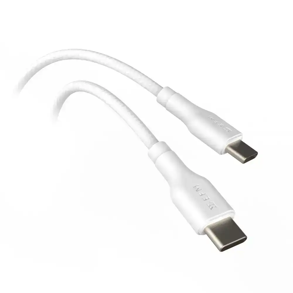 EFM 3m Type-C to Type-C Charge/Data Sync Cable/Cord For Samsung/Android White