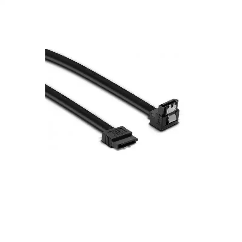 4x Cruxtec 50cm 180degree to 90degree SATA3 Cable For HDD/SSD Connectors Black