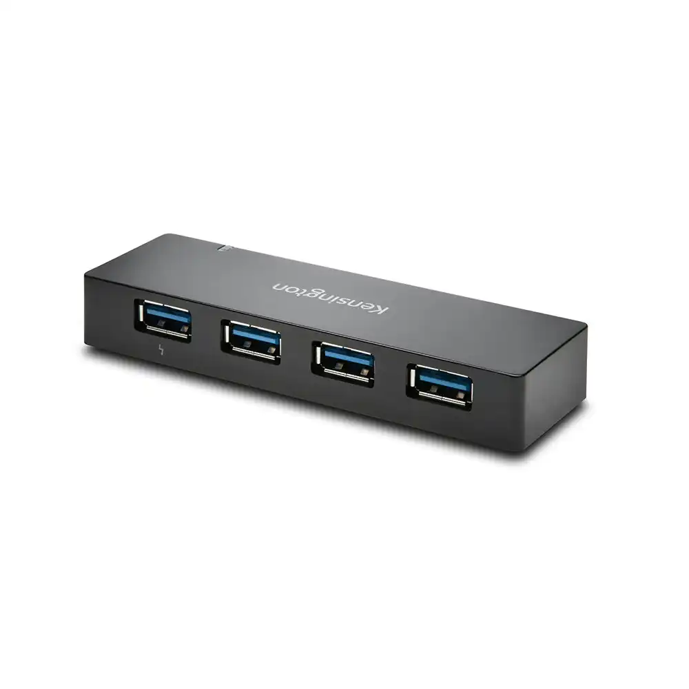 Kensington UH4000C 4-Port USB Charging Hub Expansion Adapter For PC/Laptop Grey