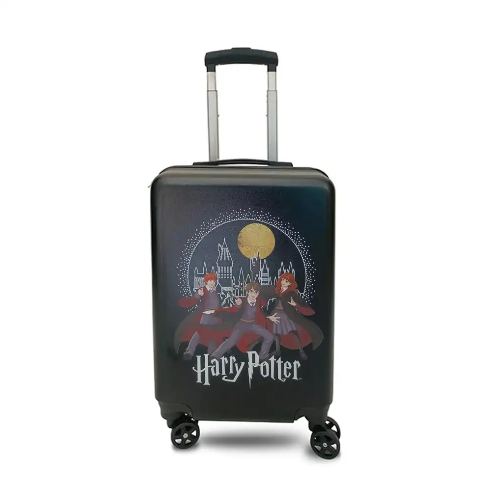 Harry Potter 50.8cm Trolley On-Board Suitcase Travel Carry On Bag w/Wheels Black